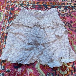 Bindi purple ruffle skirt